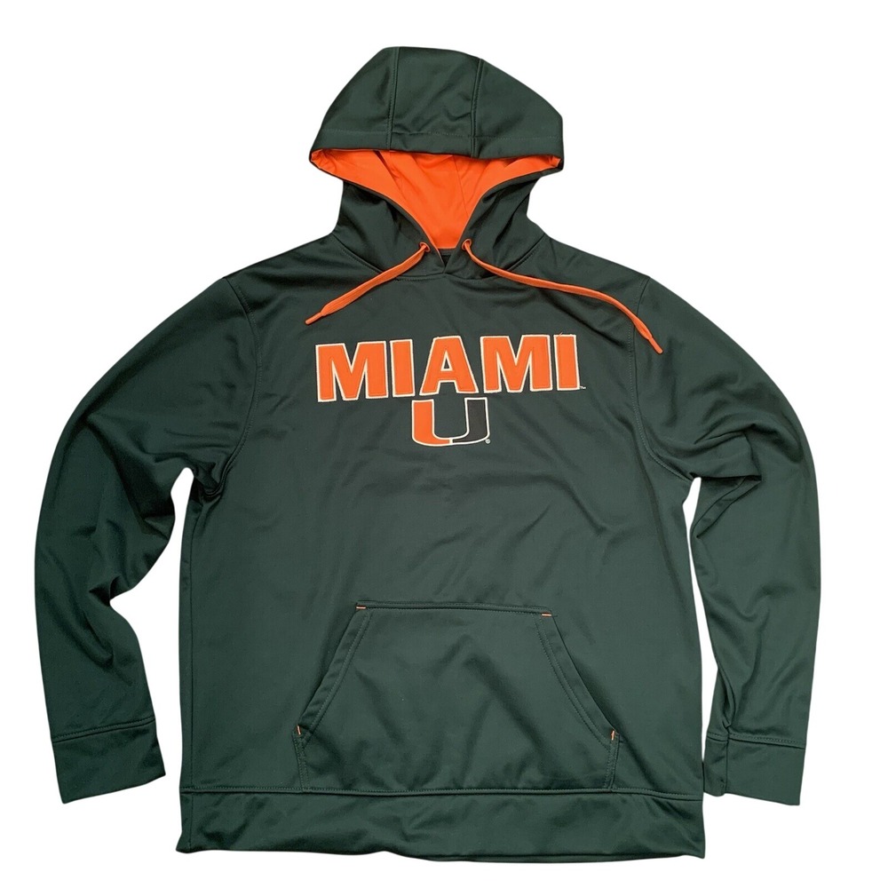 Miami Hurricanes UM NCAA Top of the World Sweatshirt Hoodie Men's Size Large